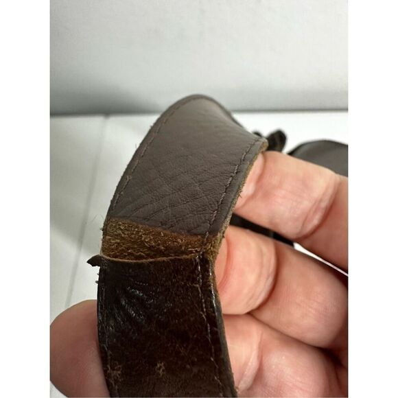 Shannon Diego Woven Leather Shoulder Bag Brown Made in Brazil See Description - Picture 6 of 14